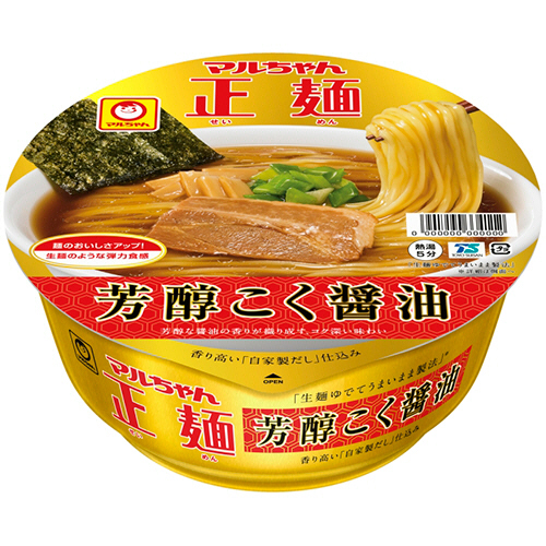 ﾏﾙちゃん正麺 ｶｯﾌﾟ 芳醇こく醤油 119g 1ｾｯﾄ(24食:12食×2ｹｰｽ)画像