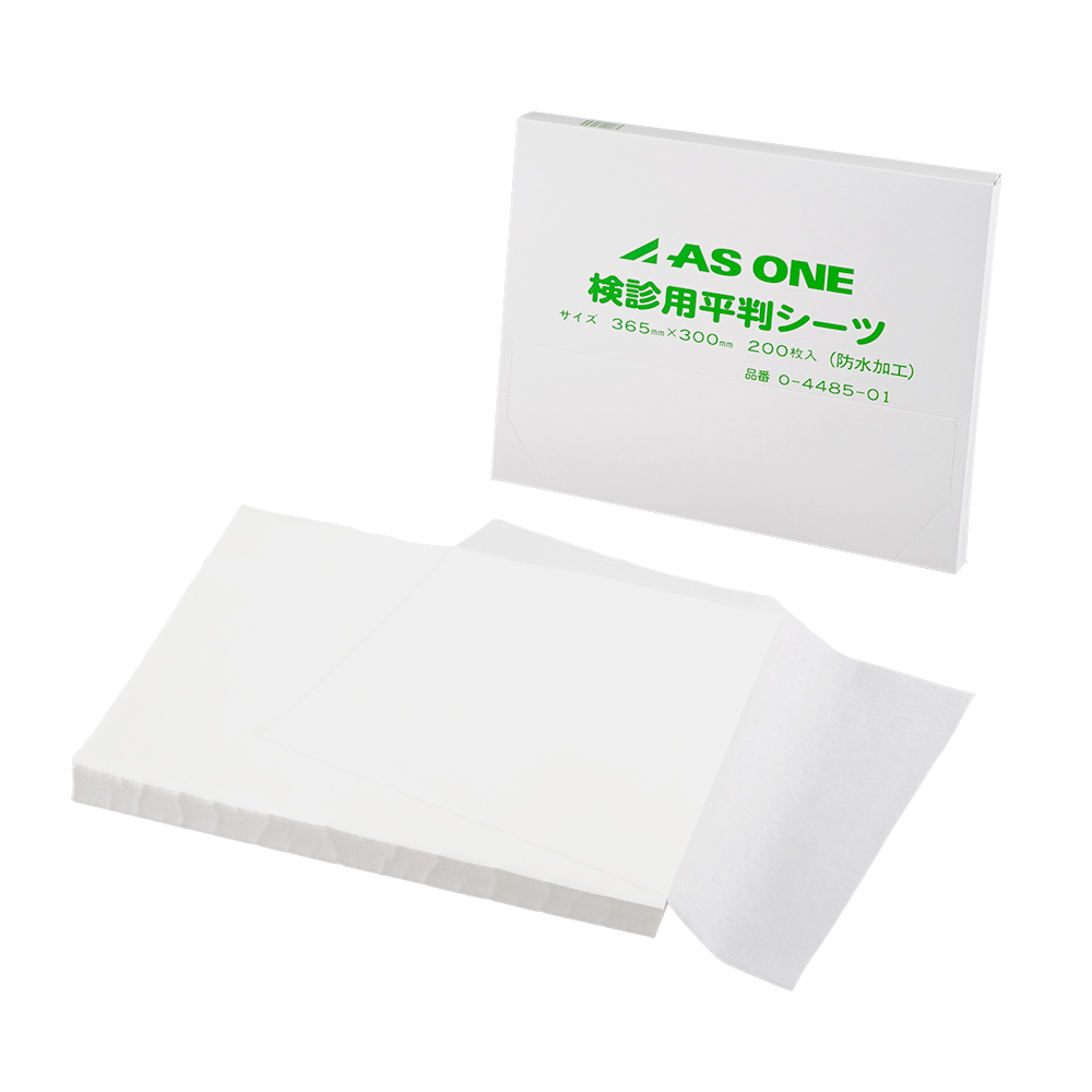 検診用平判シーツ　200枚入　白