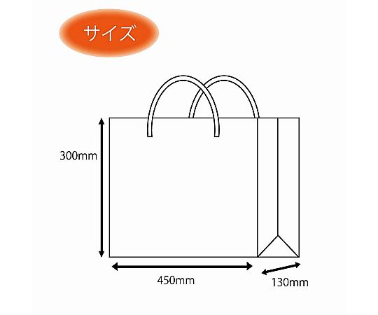 手提げ紙袋　ブライトバッグ　黒MT（マットPP貼り）　10枚 黒い手提げ紙袋が平置きされ、質感が際立つ状態