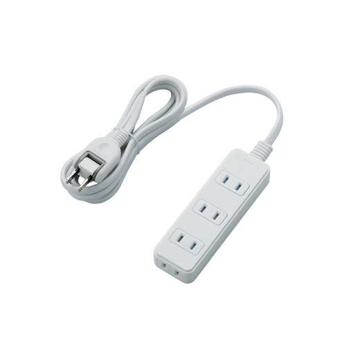 ほこり防止付きシャッタータップ　４個口　ＷＨ　２ｍ画像