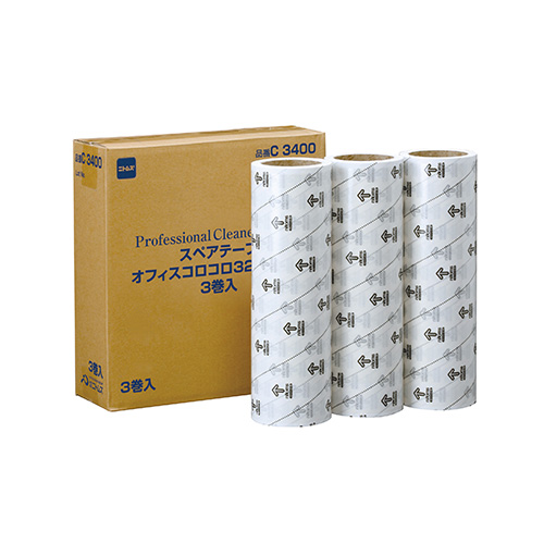 ｵﾌｨｽｺﾛｺﾛ ｽﾀﾝﾀﾞｰﾄﾞ ｽﾍﾟｱﾃｰﾌﾟ 幅320mm×40m巻 1ﾊﾟｯｸ(3巻)