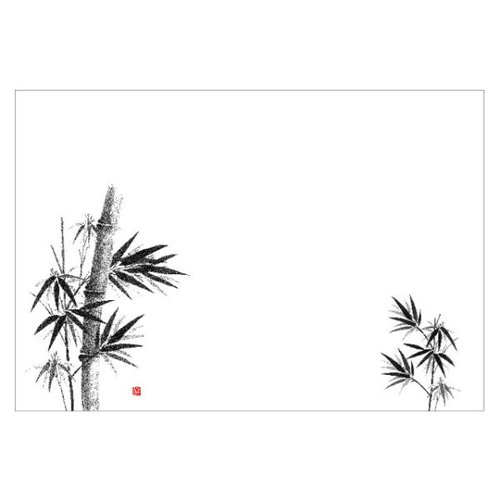 テーブルマット 上質-No.120 竹 カミイソ産商 [バラ販売]