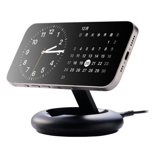 ワイヤレス充電器　Ｑｉ２対応　ブラック