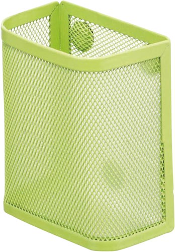 マグネットポケツト　ペンスタンド　黄緑画像