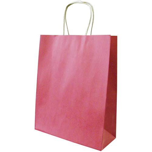 手提袋　茶Ｓ　赤　５０枚×６画像