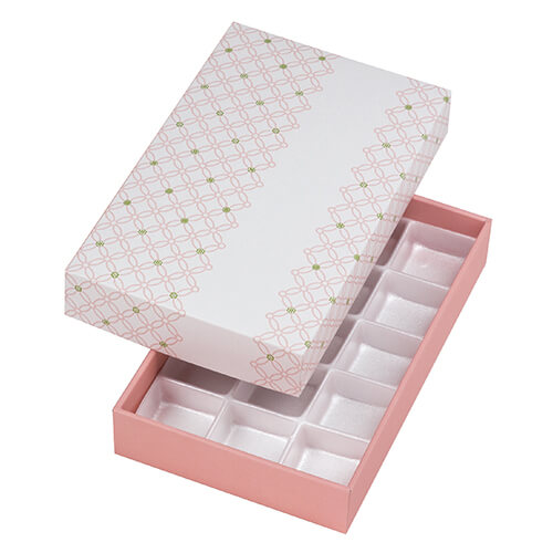 七宝つなぎ　うすべに色１５ヶ入　トレーなし画像