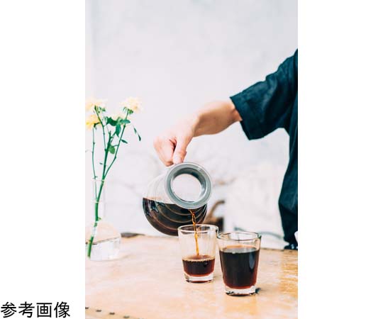 V60グラスサーバー360クリア 透明なグラスが輝く角度からの視覚効果