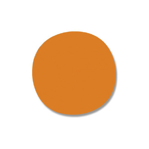 タックラベル（シール）　丸　オレンジ　１８ｍｍ　３画像