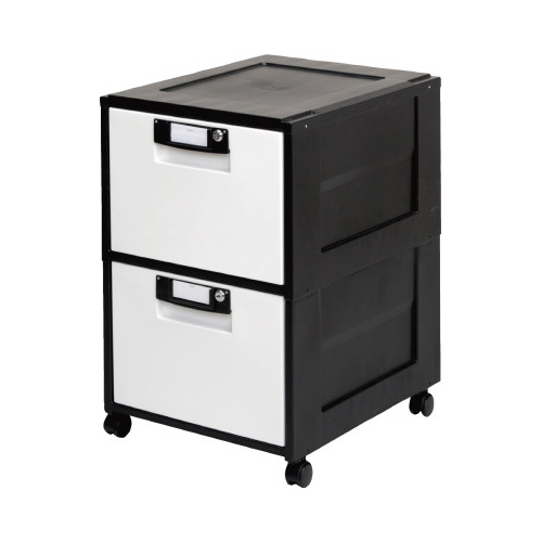 オフィスキャビネット　深２段画像