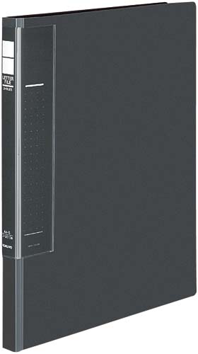 レターファイル＜ラクアップ＞ＰＰ　Ａ４縦濃灰１０冊画像