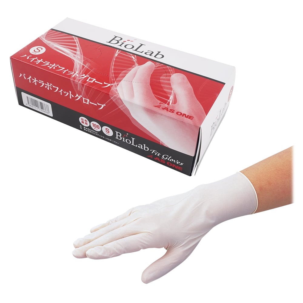 バイオラボフィットグローブ（パウダーフリー）　S　100枚入画像