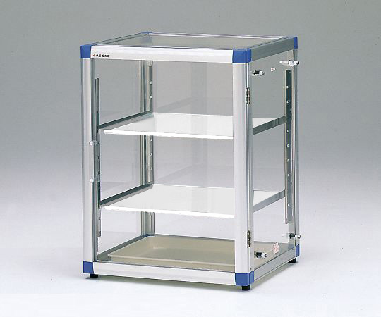 ガス置換デシケーター（マグネットパッキン扉仕様）　強化プラスチック　574×523×765mm画像