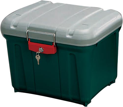 密閉ＲＶＢＯＸカギ付　４６０　３０Ｌ　グリーン画像