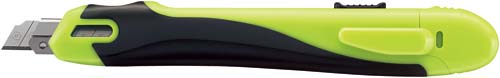 安心構造カッターナイフ＜フレーヌ＞黄緑　３本入画像