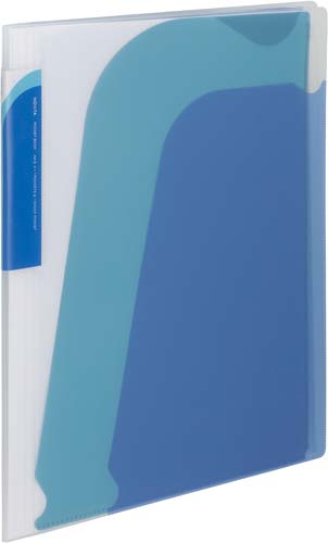 ポケットブック＜ノビータ＞４Ｐチャック付　青　５冊画像