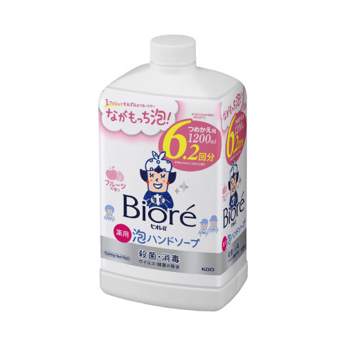 ビオレｕ薬用泡ハンドソープ詰替Ｆ１２００ｍｌｘ６画像