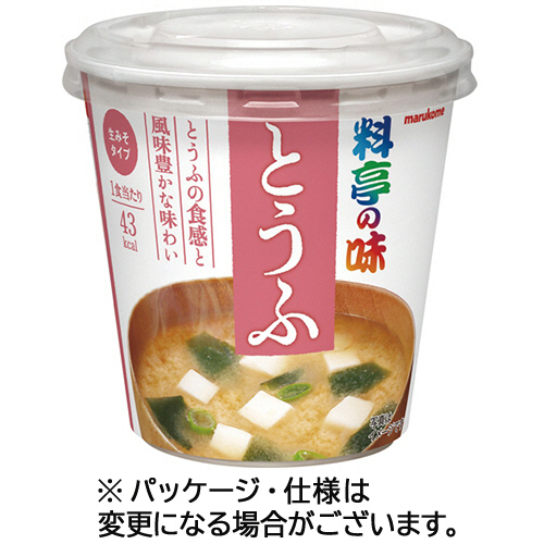 ｶｯﾌﾟ 料亭の味 とうふ 23g 1ｾｯﾄ(6食)画像