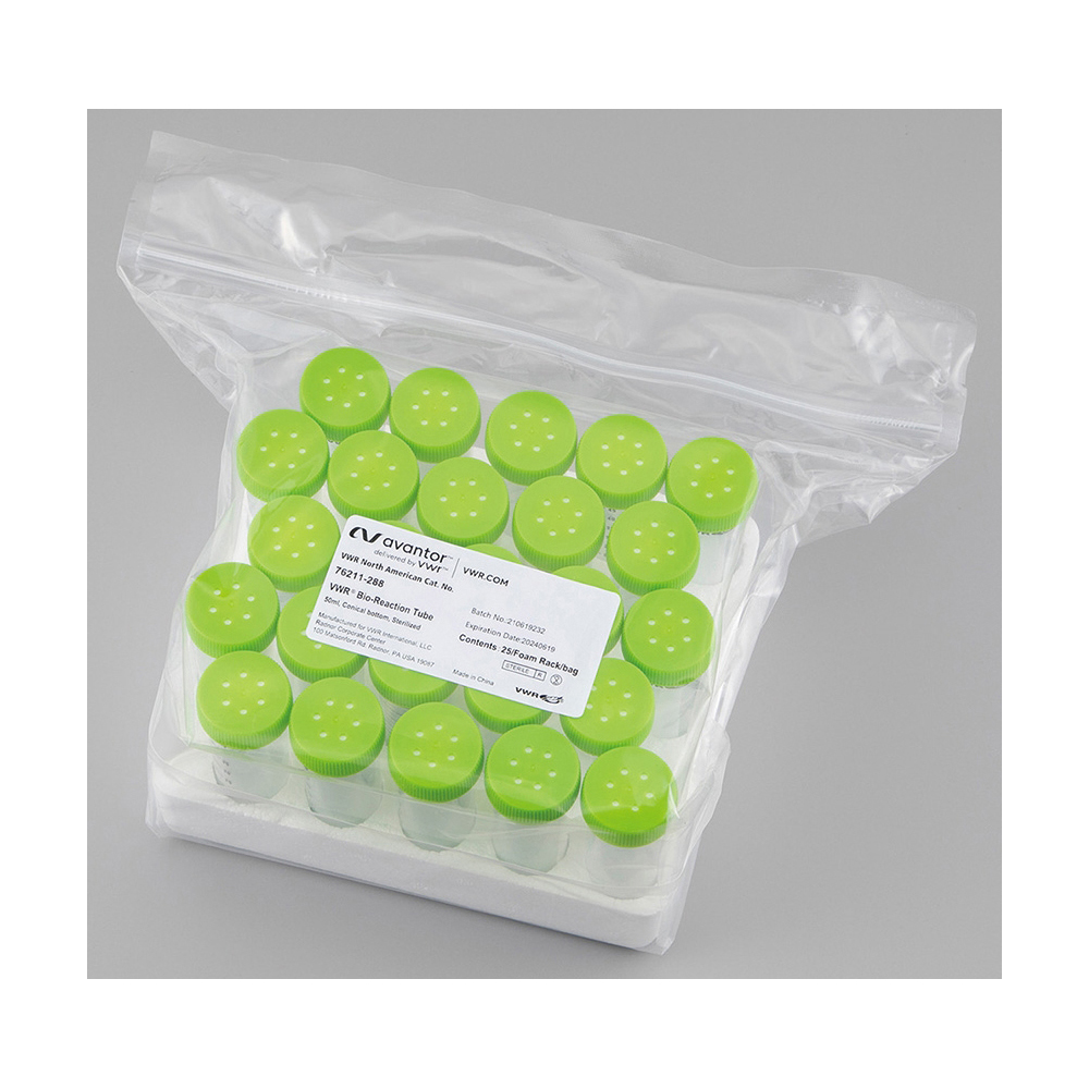 バイオリアクションチューブ コニカル（ラックパック）50mL 25本×12袋入画像