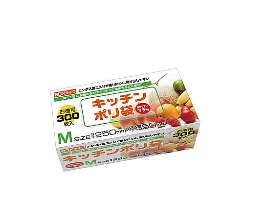 マチ付キッチン袋BOXタイプ半透明300枚画像