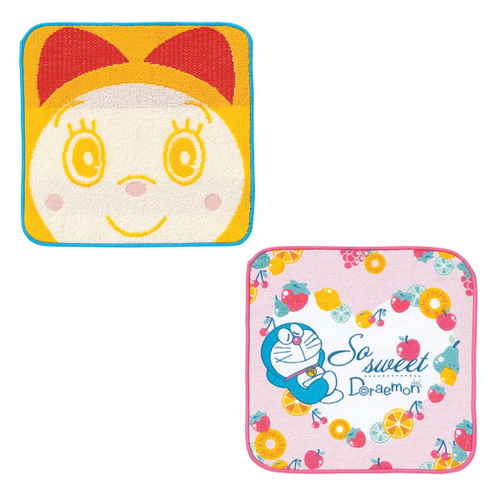 タオルチーフ 2枚組 25×25cmドラえもんプチギフト Y画像