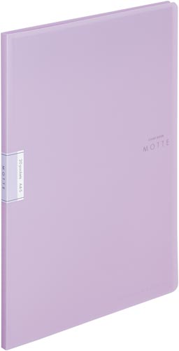 クリヤーブックモッテＡ４縦　２０Ｐ　紫１０冊画像