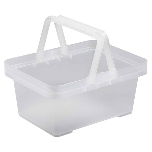 収納ボックス ナチュラ インナーケース 浅 クリア画像