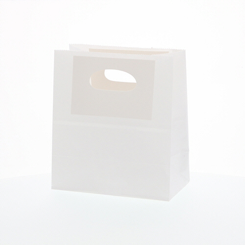 紙袋 ﾄｩｰｺﾞｰﾊﾞｯｸﾞ S 晒白無地 1ｾｯﾄ(500枚:25枚×20ﾊﾟｯｸ)画像