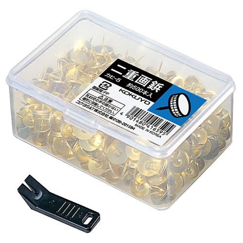 二重画鋲 1ｾｯﾄ(25000本:500本×50ｹｰｽ)画像