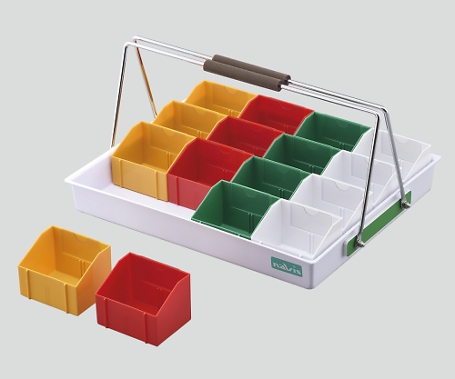 散薬用トレー 16人用 緑･白･赤･黄 (Nケースタイプ)