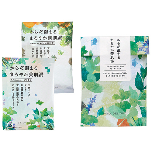 ﾃﾞｲﾘｰﾃﾞｨﾗｲﾄ ｱﾛﾏを愉しむお包みﾊﾞｽｷﾞﾌﾄ 森とﾊｰﾌﾞ 1ﾊﾟｯｸ(2包)画像