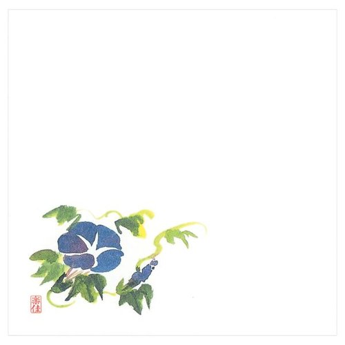 食品シート M30-224 耐油懐敷 18角 朝顔 100枚入 マイン画像
