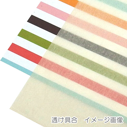 薄手の包みやすい包装材。商品の高級感を演出します。