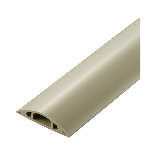 床用モール　長さ１ｍ　幅５４ｍｍ　白茶