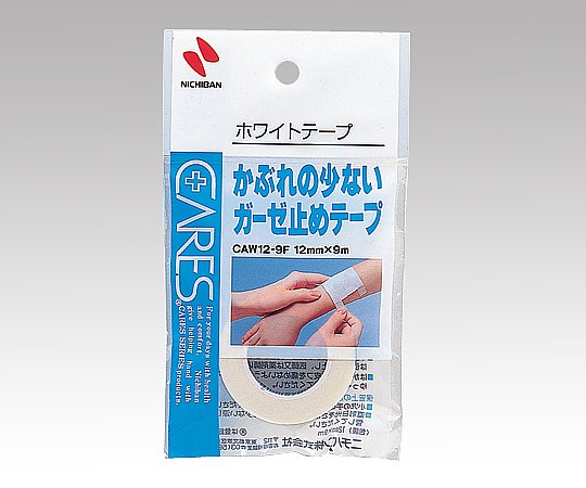 ケアーズ™ホワイトテープ 12mm×9m画像
