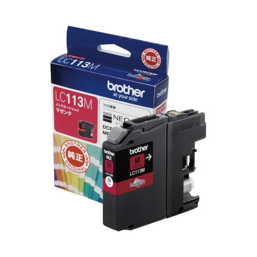 純正インク　ＬＣ１１３Ｍ　マゼンタ　２個画像