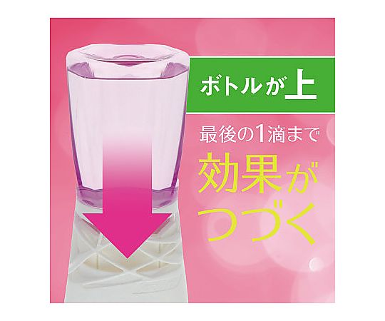 トイレのスッキーリ！限定デザイン フローラル フローラルデザインの優雅なパッケージが正面から見えている状態