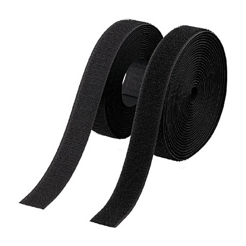 ﾏｼﾞｯｸﾃｰﾌﾟ 縫製ﾀｲﾌﾟ 25mm×5m 黒 1ｾｯﾄ画像