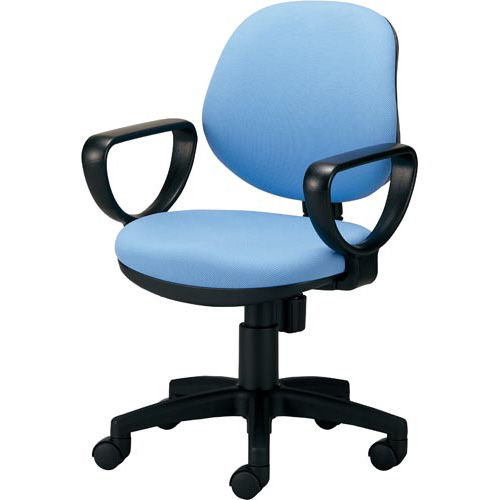 カララチェア　肘付　背座同色　ブルー画像