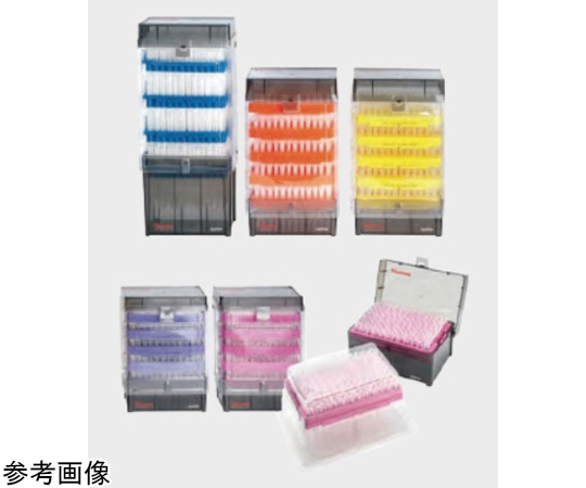 ピペットチップ 2～200μL フィルター ラック 滅菌済 1箱（96本×10ラック入）画像