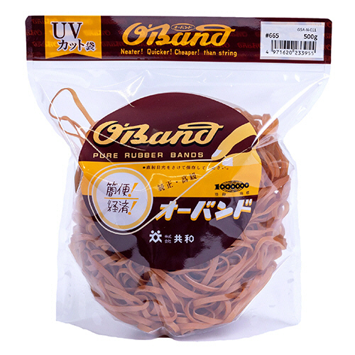 ｵｰﾊﾞﾝﾄﾞ #665 内径165mm 500g入 透明袋 1袋画像