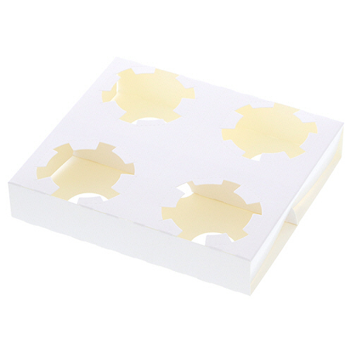 Dｶｯﾌﾟﾎﾙﾀﾞｰ 4個用 ﾎﾜｲﾄ 1ｾｯﾄ(200枚:50枚×4ﾊﾟｯｸ)画像