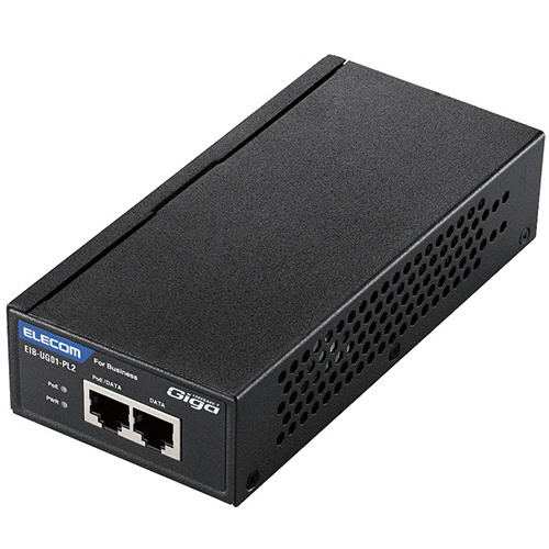 IEEE802.3af/at対応　PoEインジェクター　RoHS指令準拠(10物質)　1台