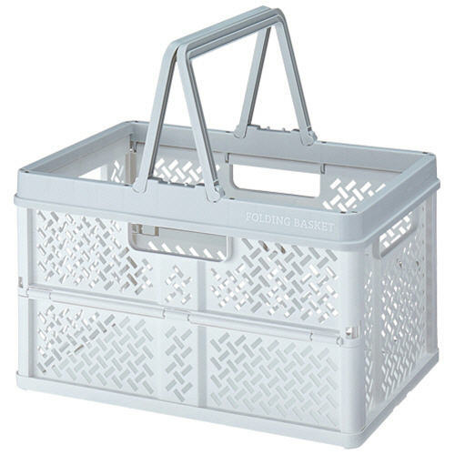 折りたたみﾊﾞｽｹｯﾄ L ﾎﾜｲﾄ 1個画像