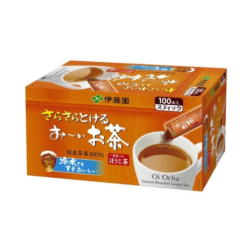 おーいお茶　さらさらほうじ茶スティック　１００本画像