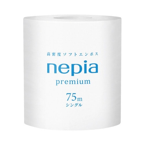 ネピアロール　シングル　７５ｍ　８０個　１－４梱画像