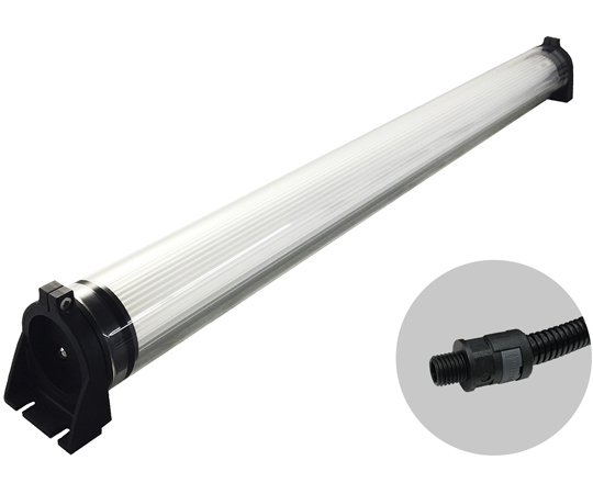 筒型防水LEDライト AC100V 4680lm 33W ケーブルカバー付画像