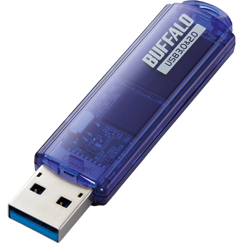 USB3.0対応 USBﾒﾓﾘｰ ｽﾀﾝﾀﾞｰﾄﾞﾓﾃﾞﾙ 32GB ﾌﾞﾙｰ 1個画像