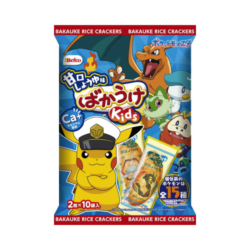 ばかうけＫｉｄｓ甘口しょうゆポケモン２０枚入×６画像