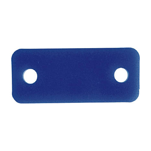 靴用ﾈｰﾑﾌﾟﾚｰﾄ 青 1ﾊﾟｯｸ(10枚)画像