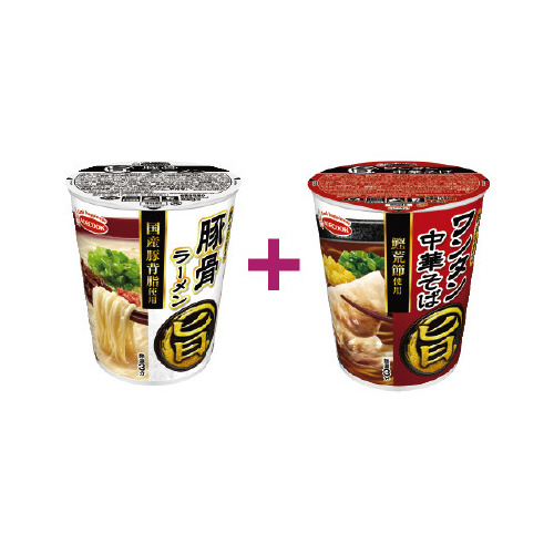 まる旨　中華そば１２個＋豚骨ラーメン１２個セット画像